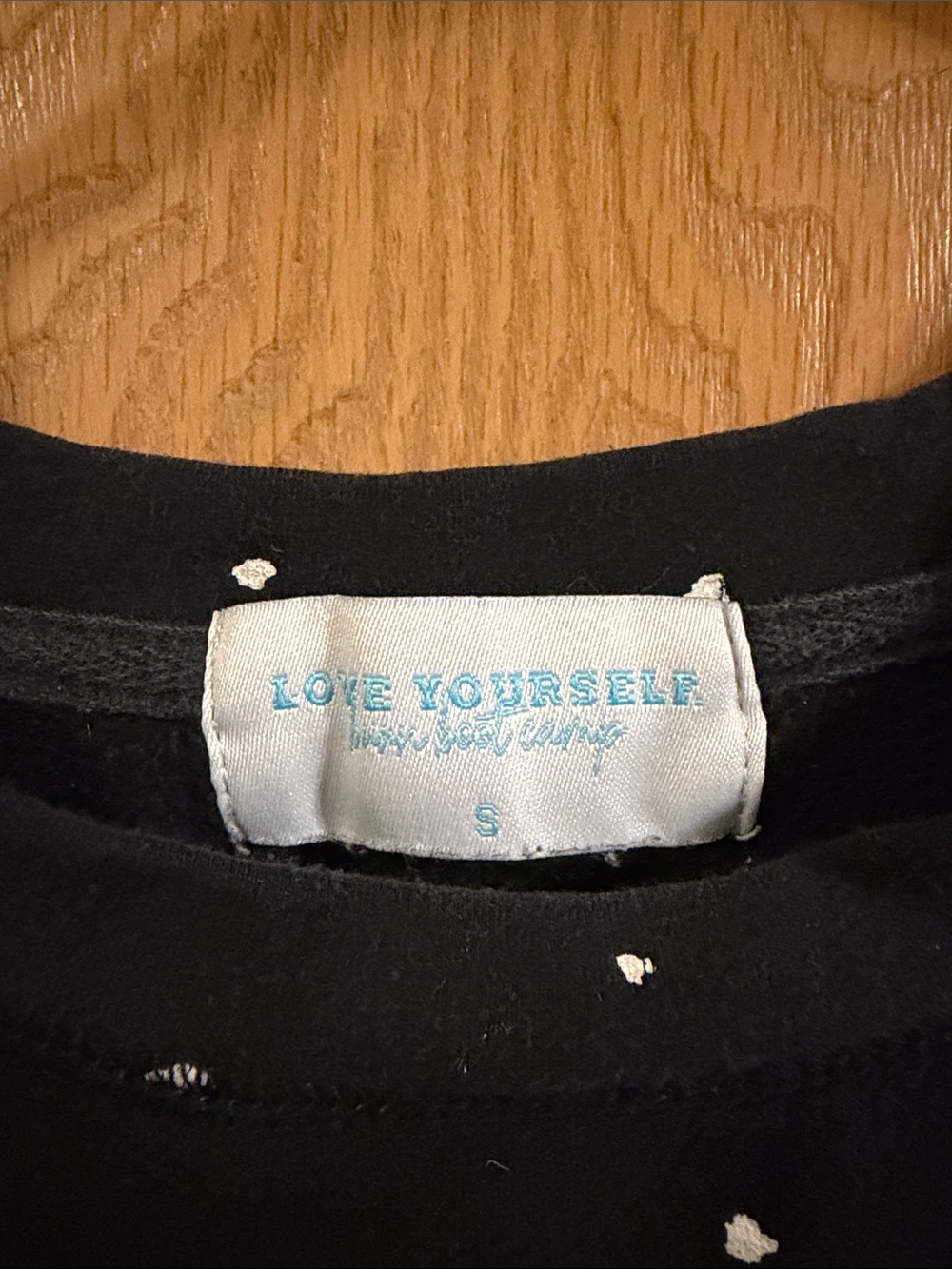 Burn Boot Camp Black & White Speckled Crewneck Sweatshirt Small - Picture 4 of 6